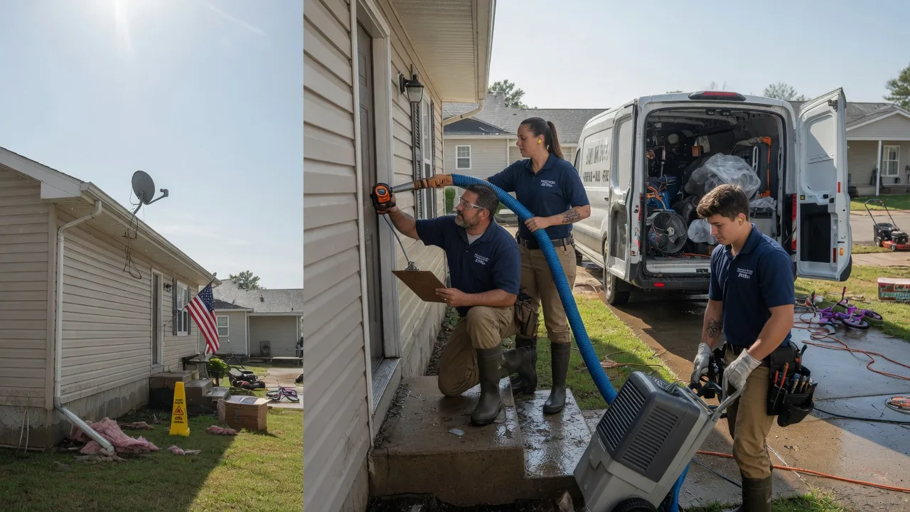 Ceiling Water Damage Restoration in Gunnison, MS near me
